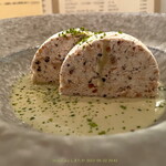 イレール人形町 - ラム酒風味のプディング～バナナのキャラメリゼ添え～