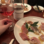 ワイン　お食事　自家製パン　バローロ - 