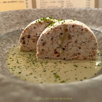 イレール人形町 - ラム酒風味のプディング～バナナのキャラメリゼ添え～