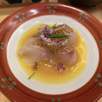 のどぐろ割烹 一心 別邸 - アカムツの黄身醤油