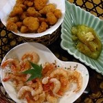 バンテリンドーム ナゴヤ プライム ワン - ｢サクサク小エビとなんこつの唐揚げ｣､1籠2人前2100円