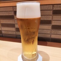鮨トキドキ串 海老虎 - 生ビール