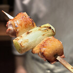 とり茶太郎 - 比内地鶏とやまがた地鶏MIX腿ねぎま