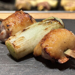 とり茶太郎 - 比内地鶏とやまがた地鶏MIX腿ねぎま