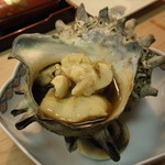 栄寿司 - さざえの壺焼き