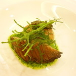 グリル銀鱗荘 - アワビと大根のステーキ2013,8