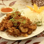 ワラポン - 2013.8 トードサイタン（850円）豚のコブクロとニンニク揚げ