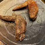 串焼家 夢丸 相武台前 - 鳥手羽辛いのと甘いの