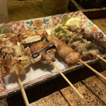 串焼家 夢丸 相武台前 - おまかせ盛り合わせ