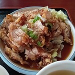 台湾料理 福祥居 - 油淋鶏定食の油淋鶏