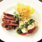 銀座アスター - 料理写真:三種前菜盛り合わせ