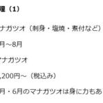 魚花 - 福山市HPより おすすめ料理（１） (2023.06.23)