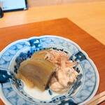 京料理 阿うん - ⚫賀茂茄子の揚げ浸し　汲み上げ湯葉