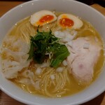 Haguregumo - 味玉 鶏白湯そば 大：850円