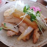 Gohan To Oyatsu Cafe Nnn - 茶美豚の照り焼き