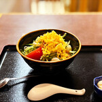 Katsuraya - 期間限定 冷やし中華 麺をへぎそばにチェンジ