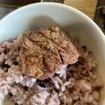 BistroMasa 極 kiwami - 牛サガリが美味しくて、ご飯に乗っけて食べました´･ᴗ･`︎︎︎︎