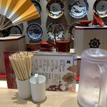 創業麺類元年 坂本龍馬が愛したラーメン食堂 - カウンター