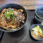 Soba Satoyama - 豚丼ライス大盛1150