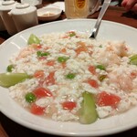 京鼎樓 - 海老とトマト卵白煮