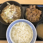 吉野家 - 牛皿 ねぎ塩豚定食