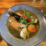 スープカレー鳩時計 - チキンとお野菜のスープカレー