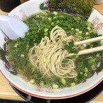 しぇからしか - ラーメン、トッピング：ねぎ