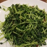 Sakauetoushoumen - 豆苗の炒め物。これ、美味しかったなぁ。