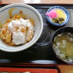 Kisoba Gotou - セットのカツ丼