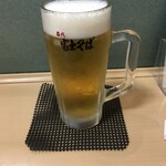 Nadaifuji Soba - 2015/12/25 生ビール