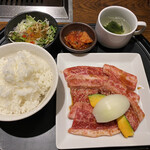 焼肉 笑山門 - 和牛カルビーセット（ランチ）