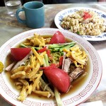 銀水食堂 - 冷し中華と焼飯(どちらも単品です)