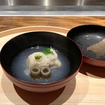 温石 - 太刀魚 蓮根蒸し 牛蒡