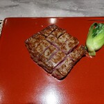 八王子 ステーキ 鉄板焼 いわ倉亭 - 国産牛の鉄板焼き ♪