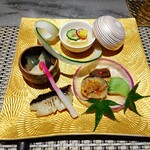 八王子 ステーキ 鉄板焼 いわ倉亭 - 前菜盛合わせ ♪