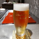 八王子 ステーキ 鉄板焼 いわ倉亭 - プレミアム生ビール 熟撰 770円 ♪
