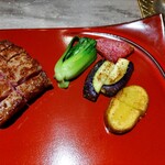 八王子 ステーキ 鉄板焼 いわ倉亭 - 焼き野菜 ♪