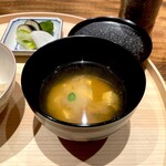 温石 - 味噌汁