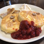 カフェタナカ 本店 - リコッタパンケーキ