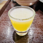 とんかつ よしだ - 想定外の甘酸っぱいパイナップルジュースはサービスで清々しくフィニッシュ