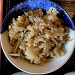 蕎麦蔵めぐみ - 「鳥肉とゴボウのまぜご飯」