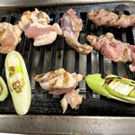 新井屋 - 焼いているところ２