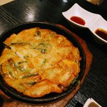 オキドキ - 令和5年6月
海鮮チヂミ(海老、アサリ、イカ、玉ねぎ、人参、ニラ) 600円