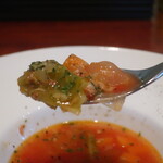 料理とワインと、コンジーリョ - ミネストローネリフトアップ