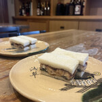 あかぎ - 鰻のサンドイッチ