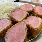 厚切りレアとんかつ やまとん - ひれかつ、しっとり旨みギュ!!