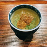 お料理 うち山 - 生湯葉、うに、カツオのジュレ