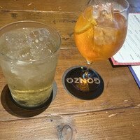 ピッツェリア&トラットリア ゴンゾ 目黒店 - ローストヘーゼルハイボールとGONZOスプリッツァー