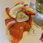 プリムローズ - スモークサーモンのマリネ♪ これもめっちゃお気に入り^^