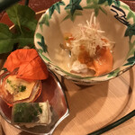 日本料理 樹 - 鬼灯(ﾎｳｽﾞｷ)の中には無花果(いちじく)